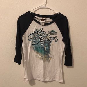 Women’s Harley Davidson 3/4 sleeve
